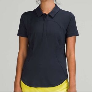 COPY - Lululemon Womens Quick Dry SS Polo Navy Blue